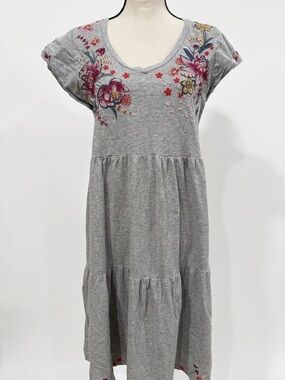 Johnny Was Jessica Tiered Midi Dress - Size S